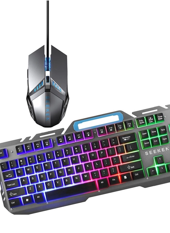 Gaming Backlit Keyboard and Mouse Combo - Wired