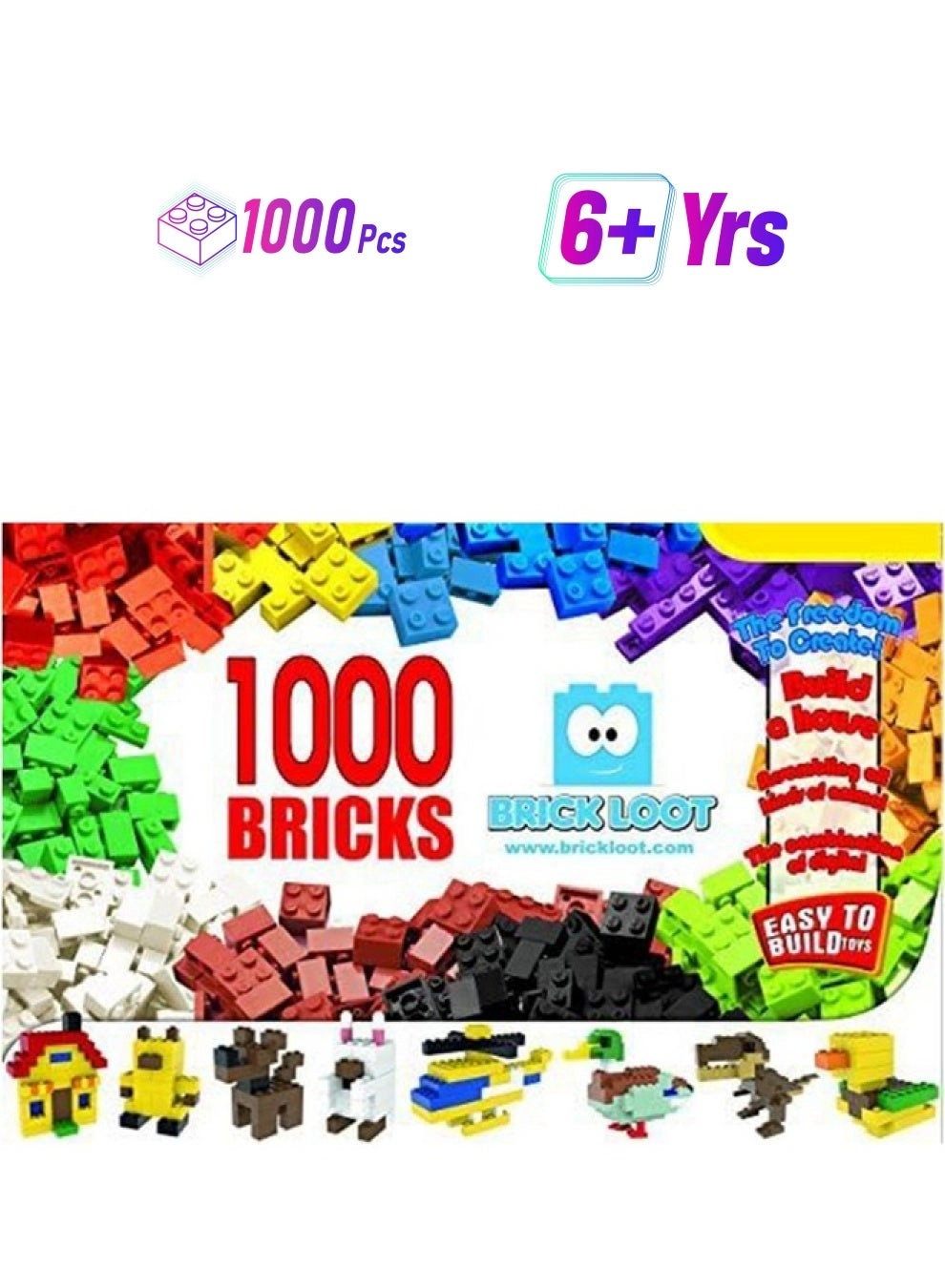 Brick Loot Building Blocks - 1000 pcs