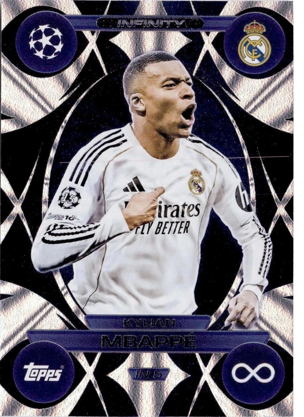 Topps Kylian Mbappe Infinity - 2025 2026 Limited Edition