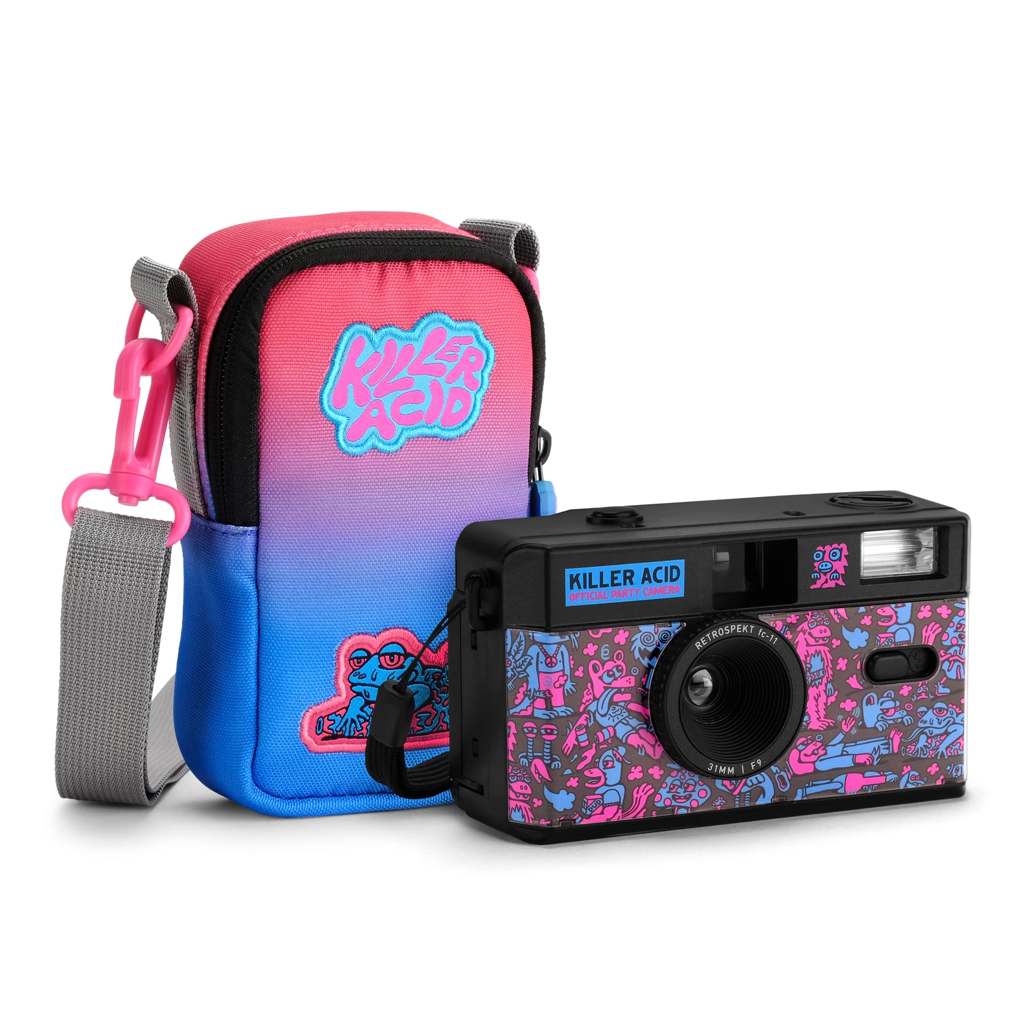 Retrospekt Killer Acid "Official Party Camera" FC-11 - 35mm + Camera Bag