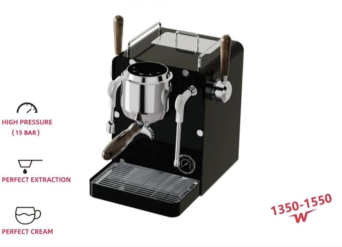 Commercial Espresso - 15-Bar High Pressure Barista-Quality Crema