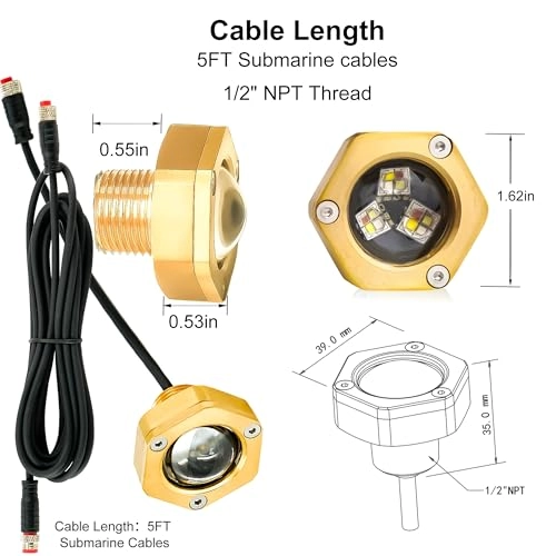LED Drain Plug Light - 1.5m 120°