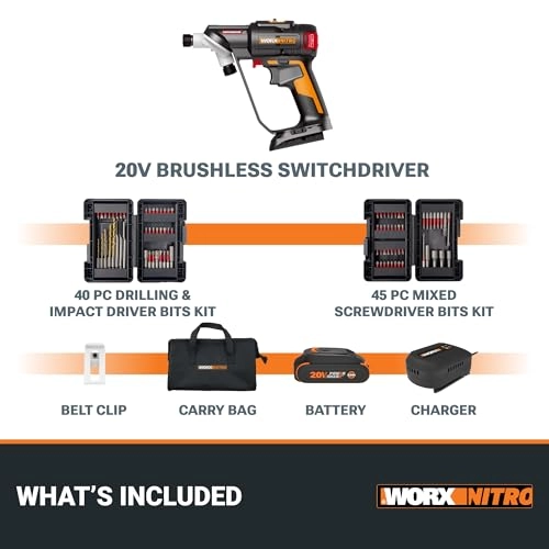 Switchdriver 2.0 - 20V Brushless 85pc Accessory Kit