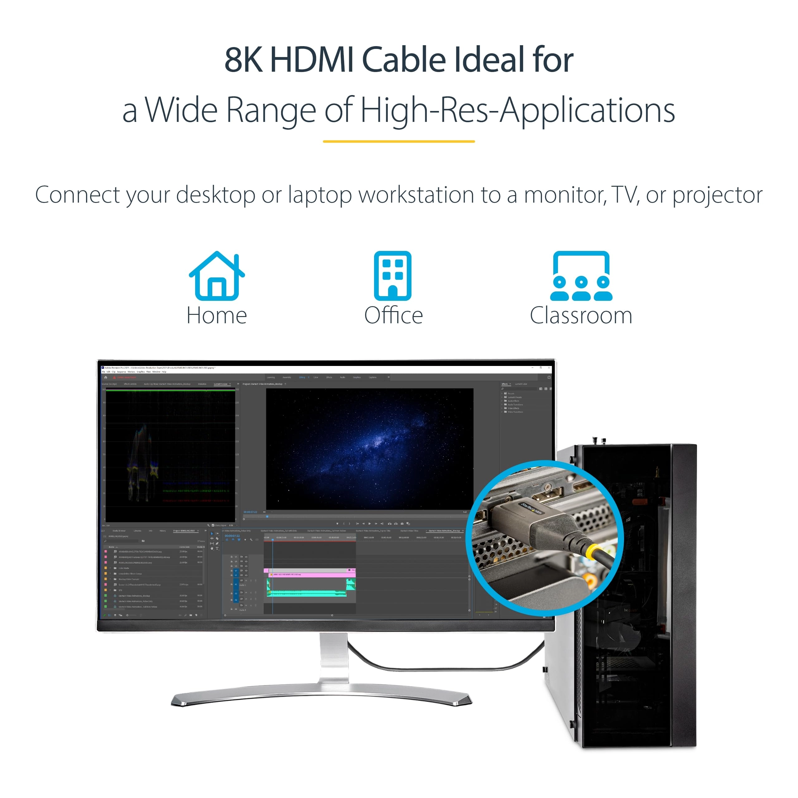 8K HDMI Cable 3m