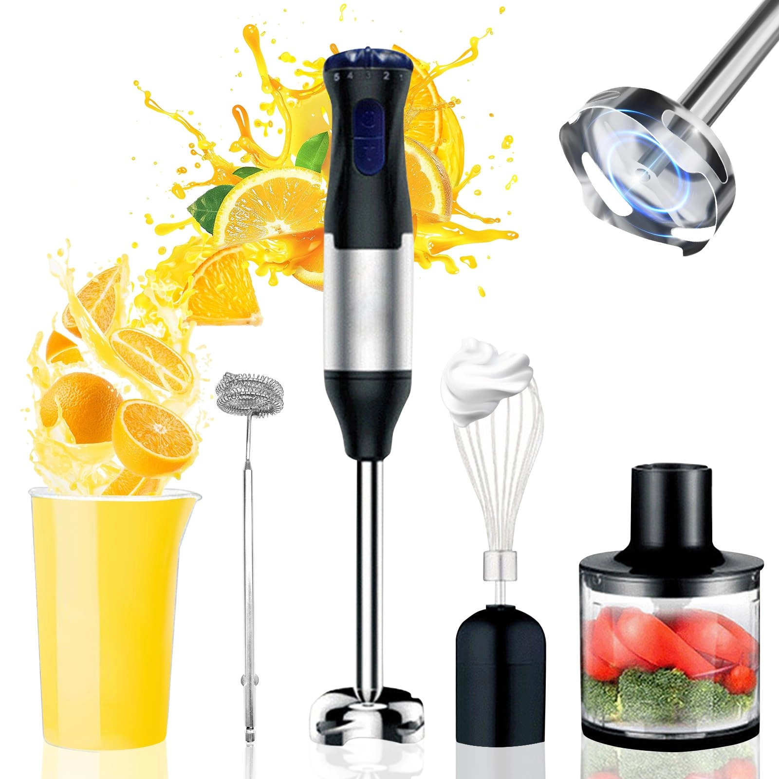 UCHUANG 5-in-1 Hand Blender - 3L 1000W