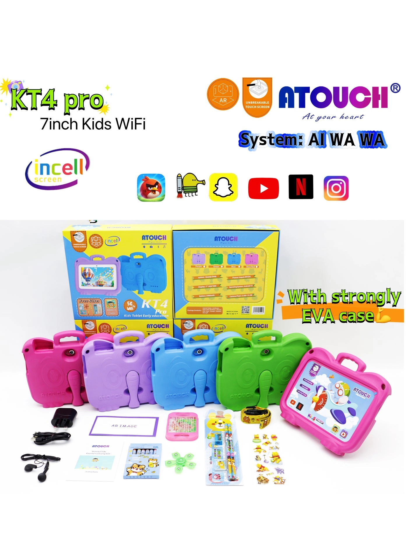 KT4 Pro - 8 GB 7 in 256 GB