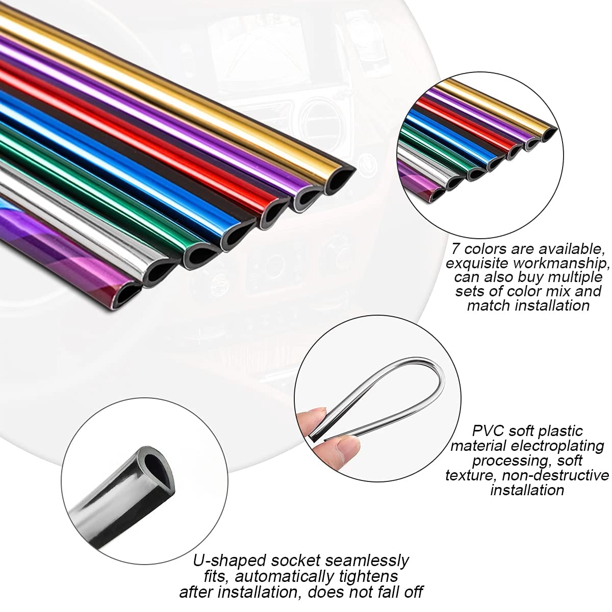 Universal Car AC Vent Decoration Strip
