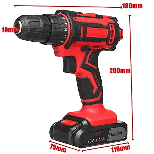 3 in 1 Electric Hammer Drill - Cordless 25+3 N.m 10mm