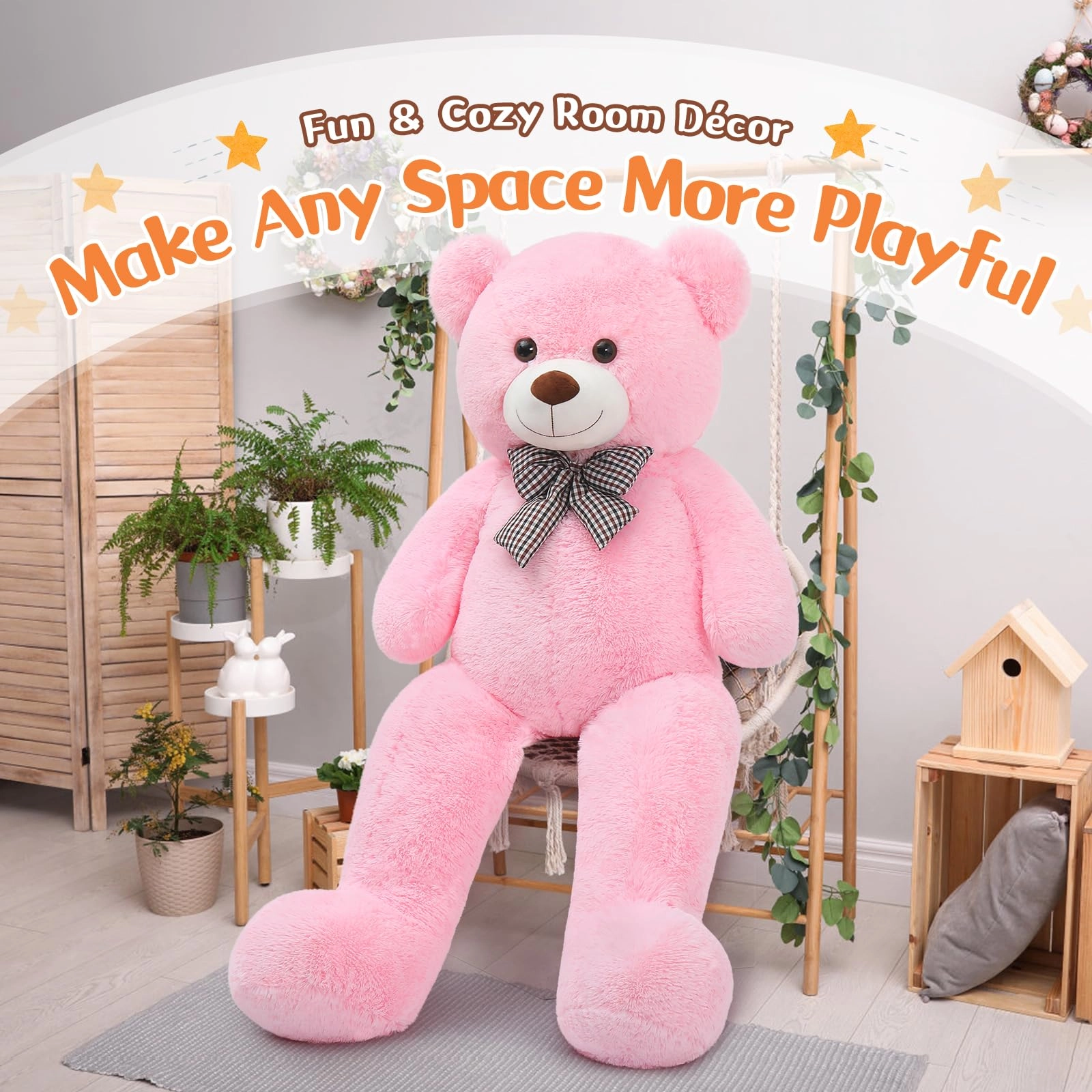 Teddy Bear - Plush Pink