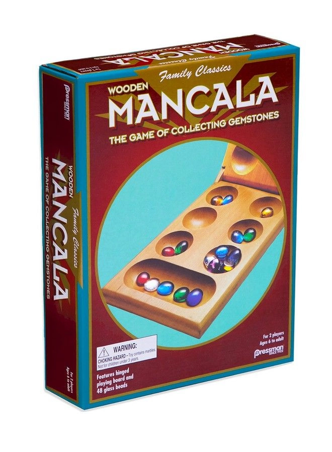 Classic Mancala - Fullsized Solid Wooden Board