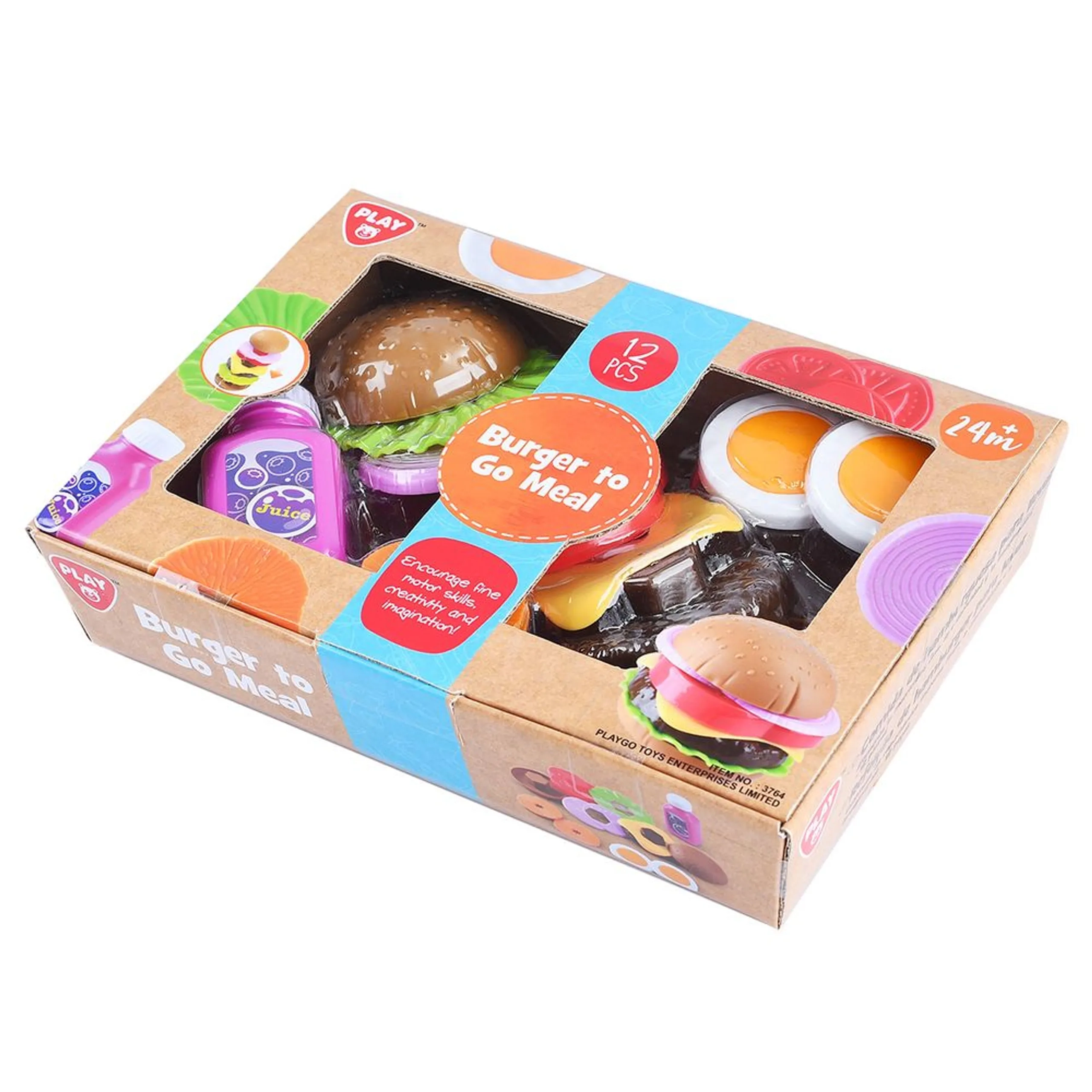 Play&Go Burger To Go Meal - 12 pcs (2169971-3764)