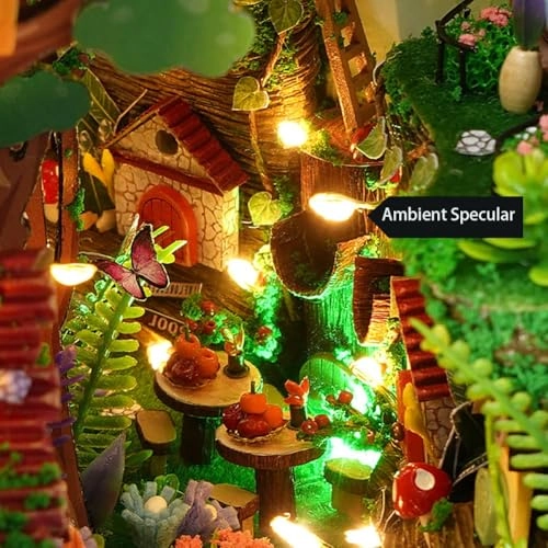 Book Nook Kit - DIY 3D Wooden LED