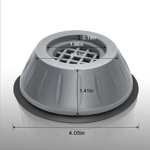 Washing Machine Foot Pads - 8 piece(s) tire-grade rubber