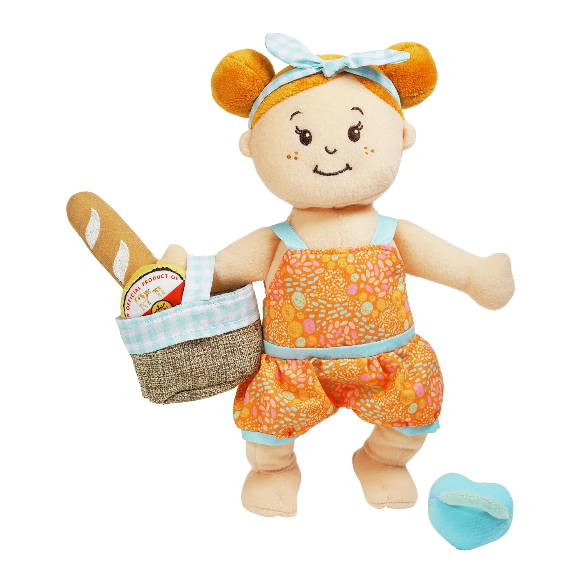 Manhattan Toy Peach Al Fresco Soft Baby Doll - 12" Polyester Ages 12+