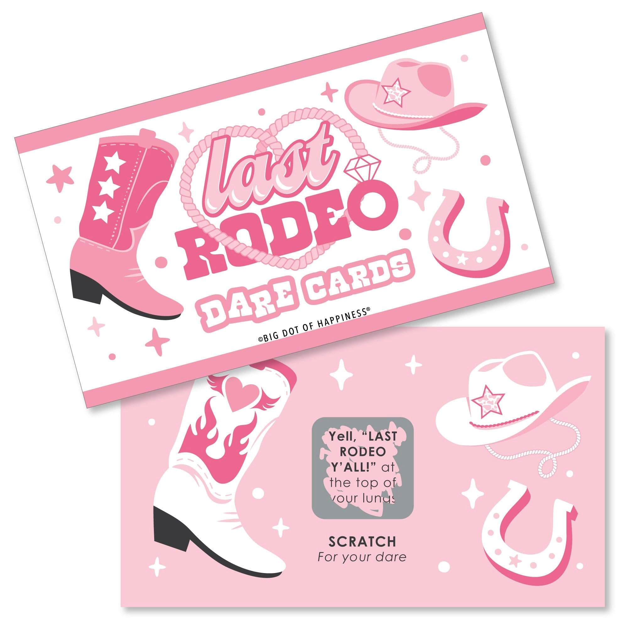 Big Dot of Happiness, LLC Last Rodeo - Kid 12 game cards