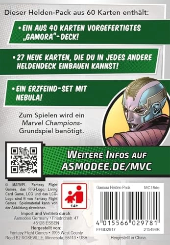 Marvel Champions: LCG - Gamora - Card Game (German)