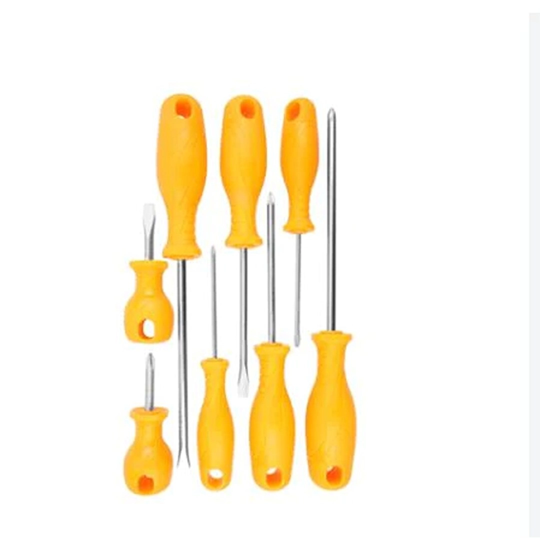 FAEBER 20739 Magnetic Slotted and Phillips Screwdriver Set (8 Pcs)