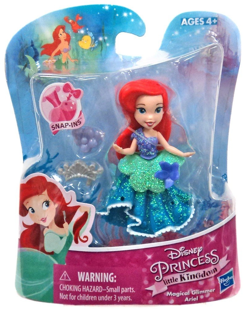 Disney Ariel Poseable Doll - 3 inches tall Mini Toddler Ages 3+