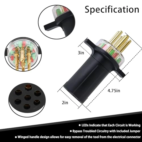 7865L - 12 Volts 7-Way Round Pin