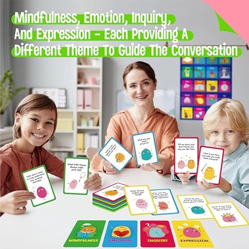 70 Conversation Cards - 3+ 70 pieces