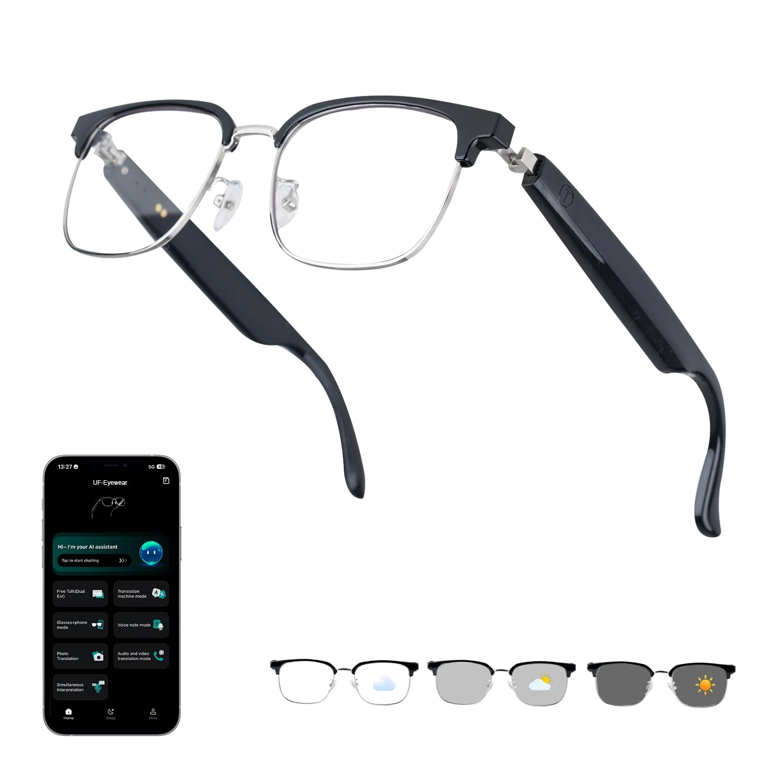 Smart Glasses - Bluetooth Photochromic