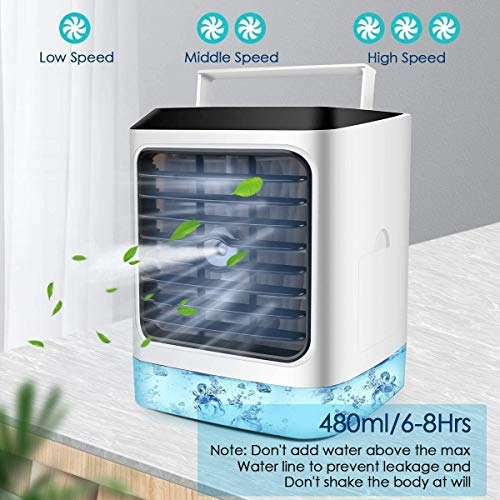 Portable Evaporative Conditioner - Adjustable Speed USB