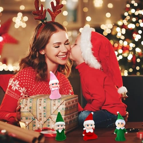 Christmas Elf Doll - Mini Pink