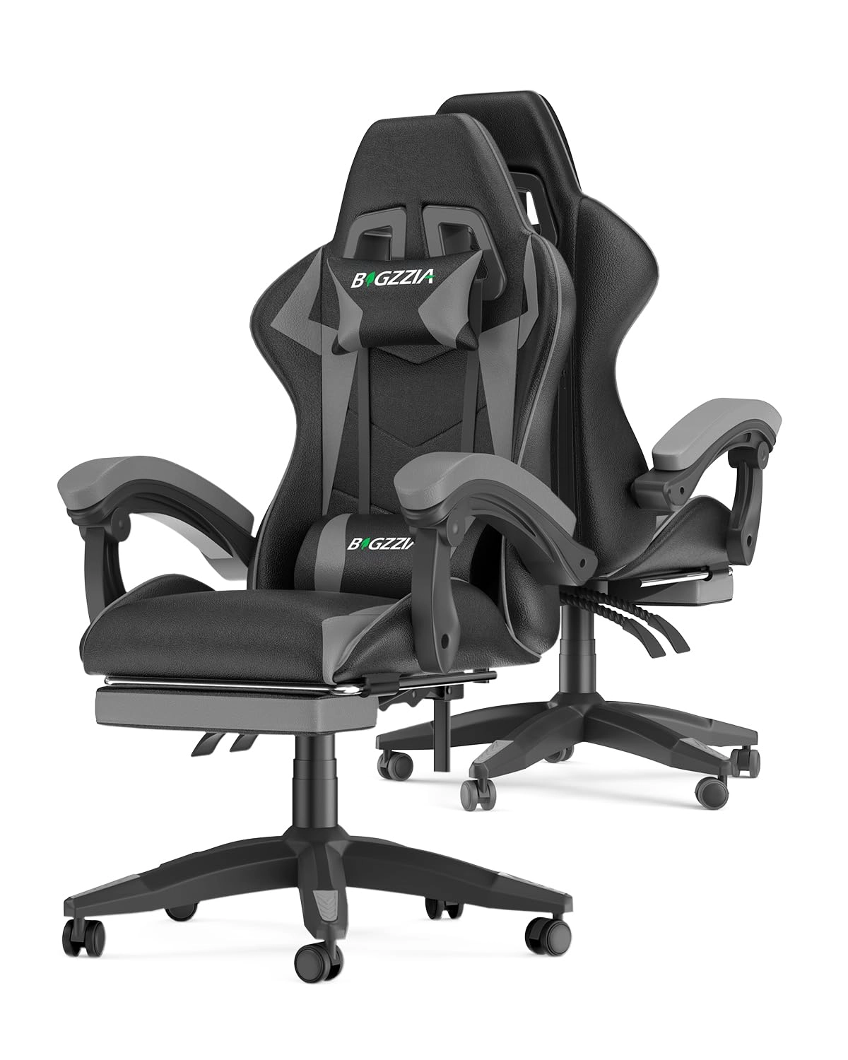 A gaming chair - Adjustable Height Reclining Feature