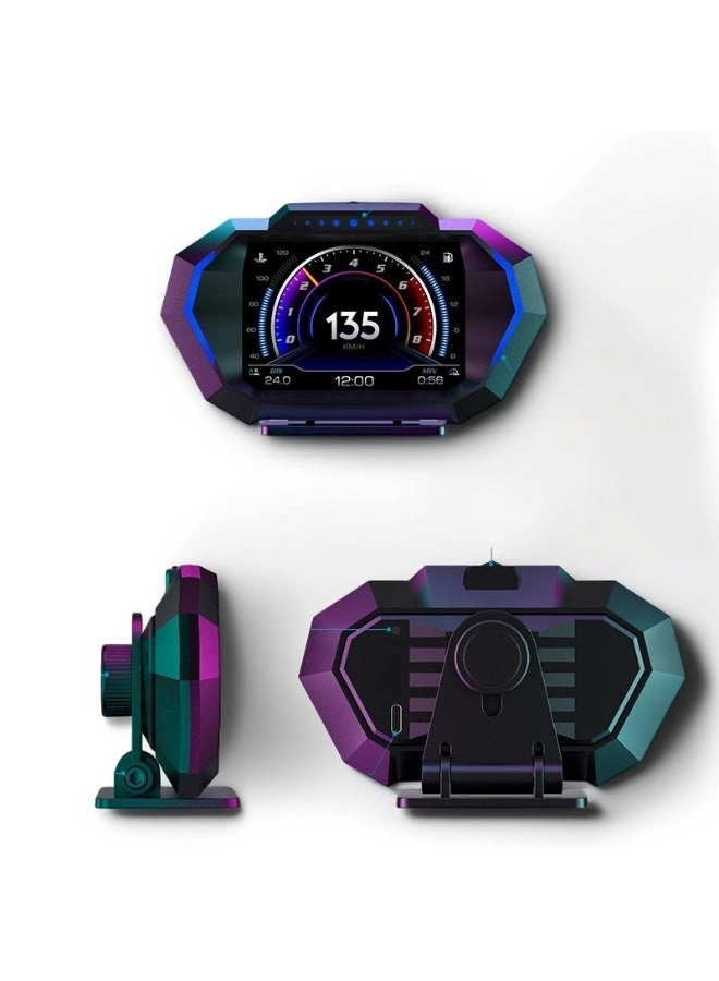 Generic HUD Car Head-up Display - OBD2 Dual Screen