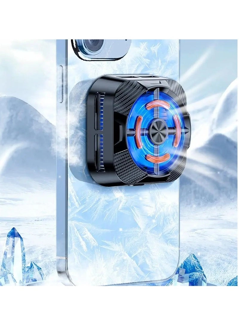 X79 Mobile Phone Cooling Fan - RGB Lights Adjustable Clip