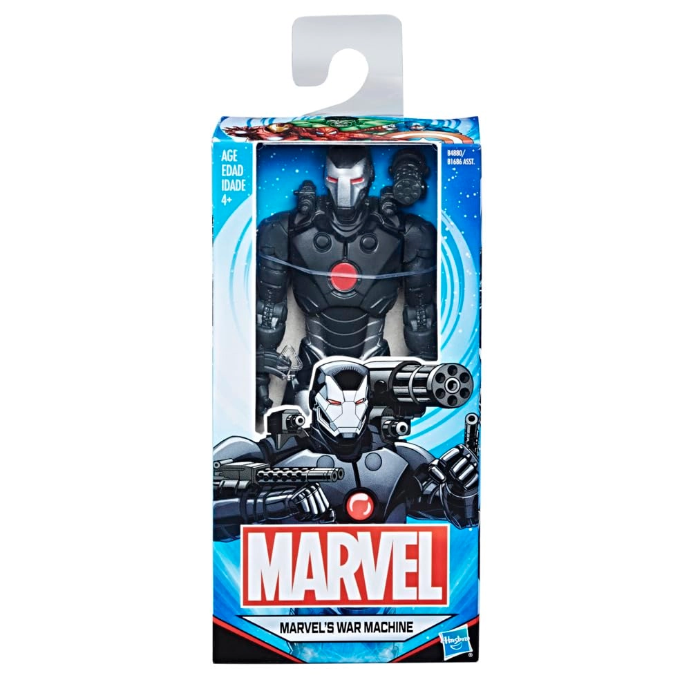Aditi Toys Pvt. Ltd. Plot No. G-1869, Road No.L/1, gate No.3, Metoda GIDC, Rajkot-360021 , Gujrat, India, Hasbro War Machine - Superhero (15 cm) (B4880AS00)