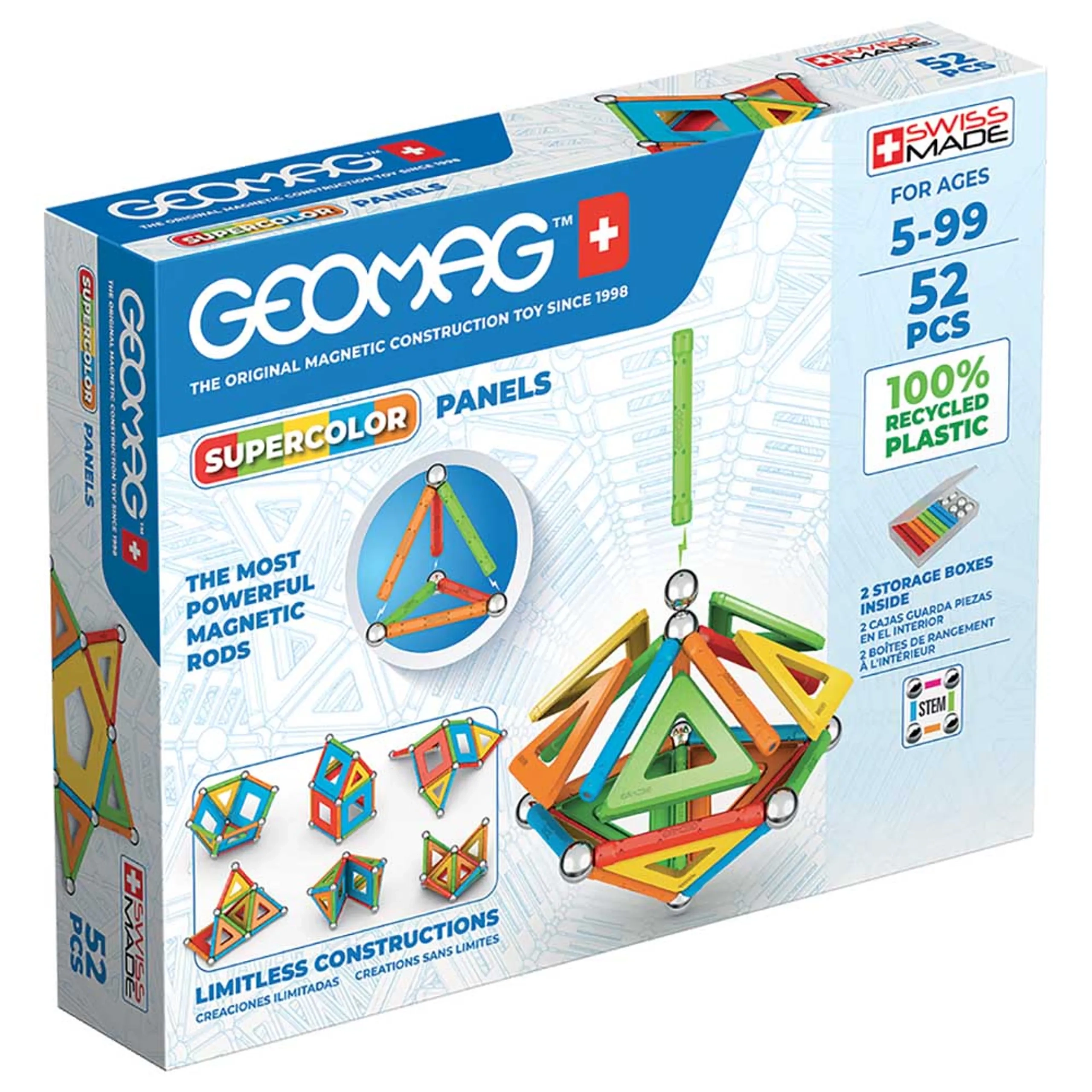 Geomag Classic Tiles - 52 pcs