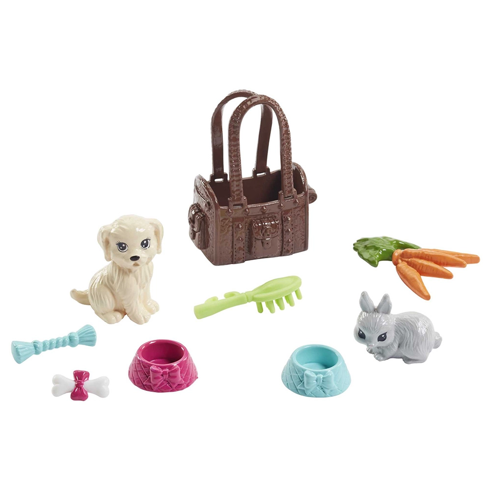 Doll With Pets Playset - Blonde Ages 3+