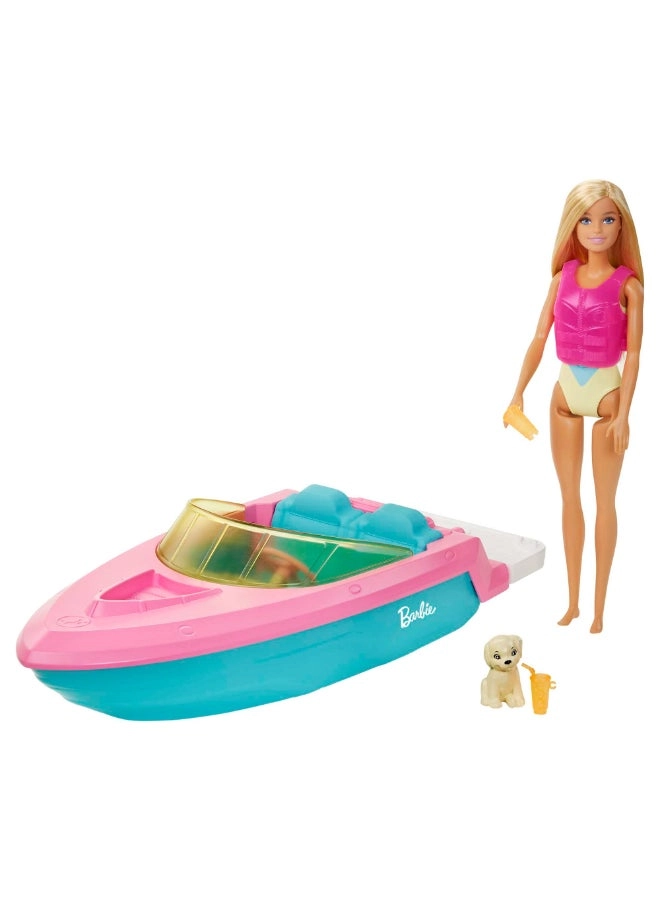 Barbie Boat with Doll - Ages 3+