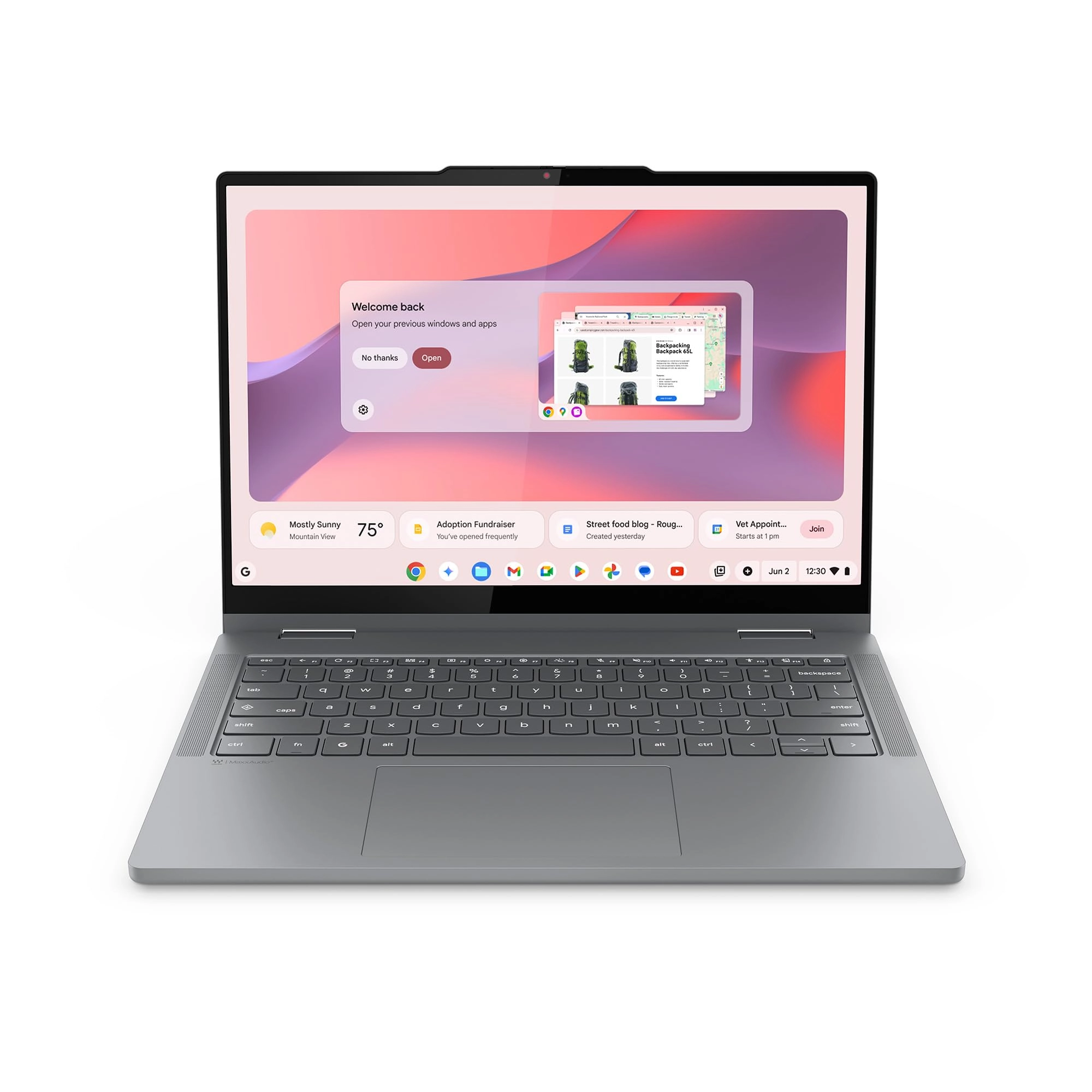 Lenovo Chromebook Plus 83LN001EUS - 14'' N150 4GB DDR5 128GB SSD