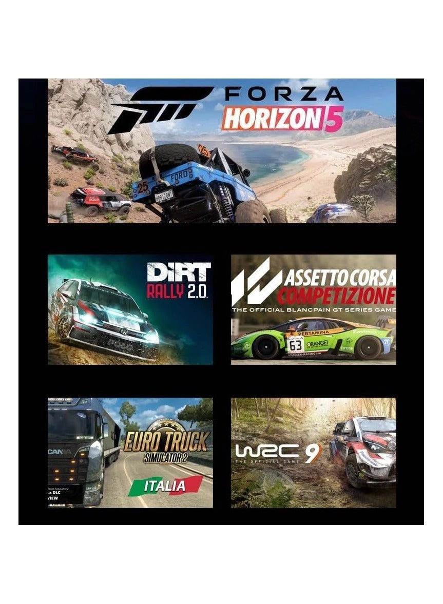 V99 Racing Wheel & Pedals - PC PS4 PS3 Xbox One Xbox Series X/S