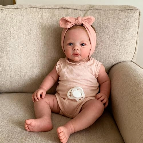 Meadow Reborn Baby Doll - 18 inch Vinyl Girl Ages 3+