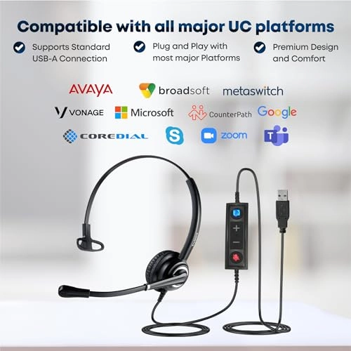 VoicePro 10 - Single Ear USB + W830 - 1080P
