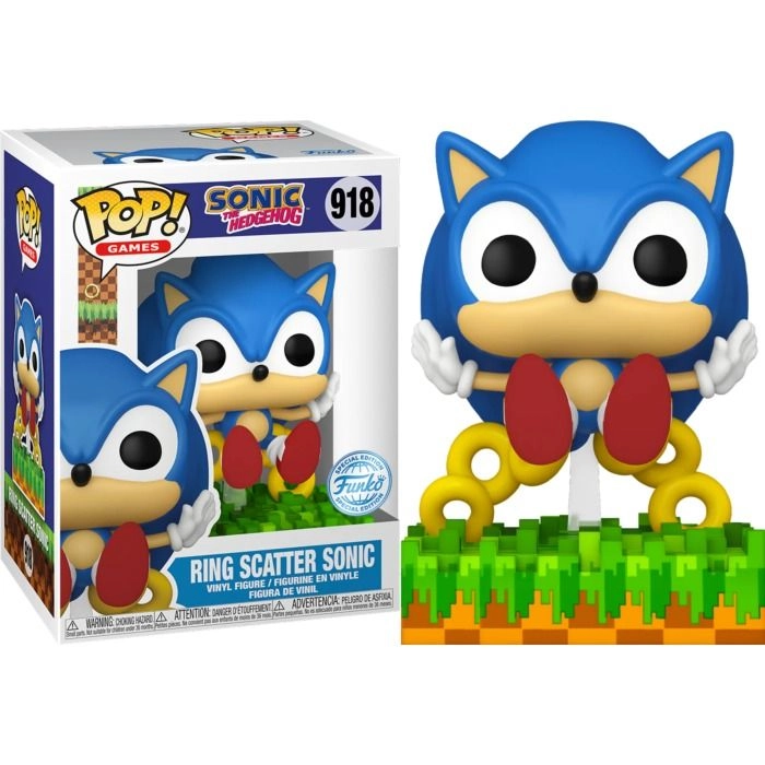 Sonic - Pop! Games - Ring Scatter Exclusive Vinyl Figures
