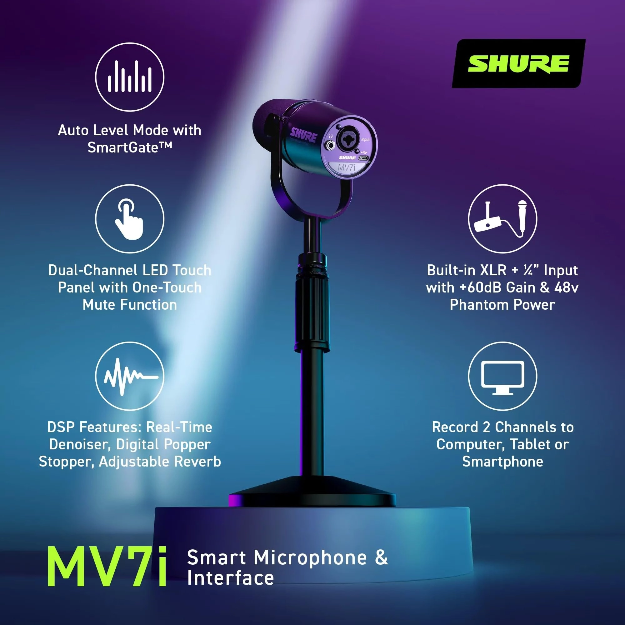 MV7I USB+XLR Microphone