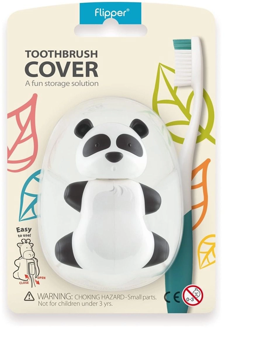 Toothbrush Cover Fun Animal - Black 3+ Bundle