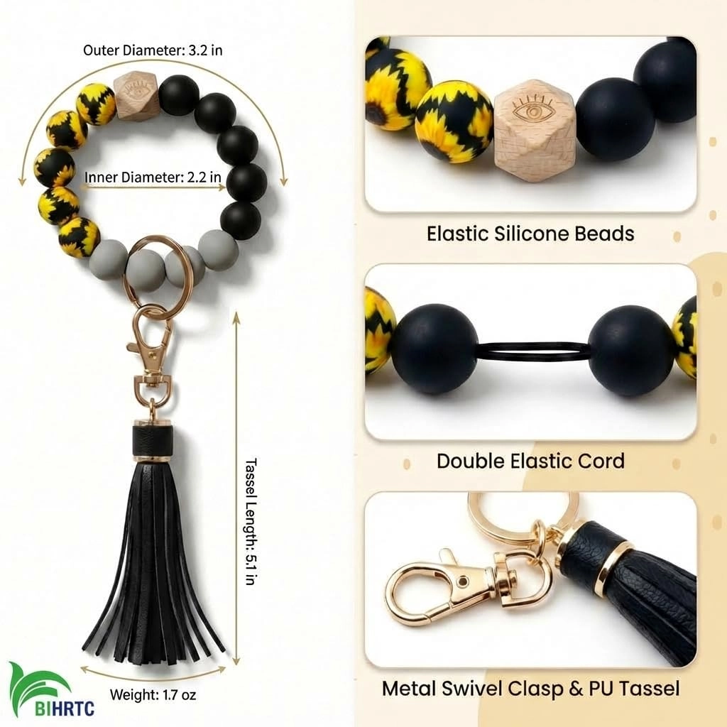Key Ring Bracelet - Car