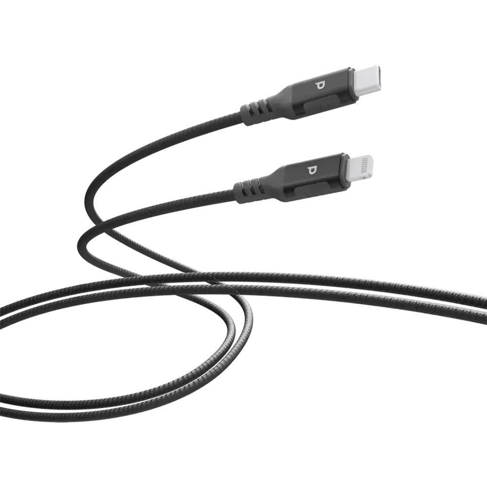 Powerology Power Sync Weave 30W Cable USB-C to Lightning 3m