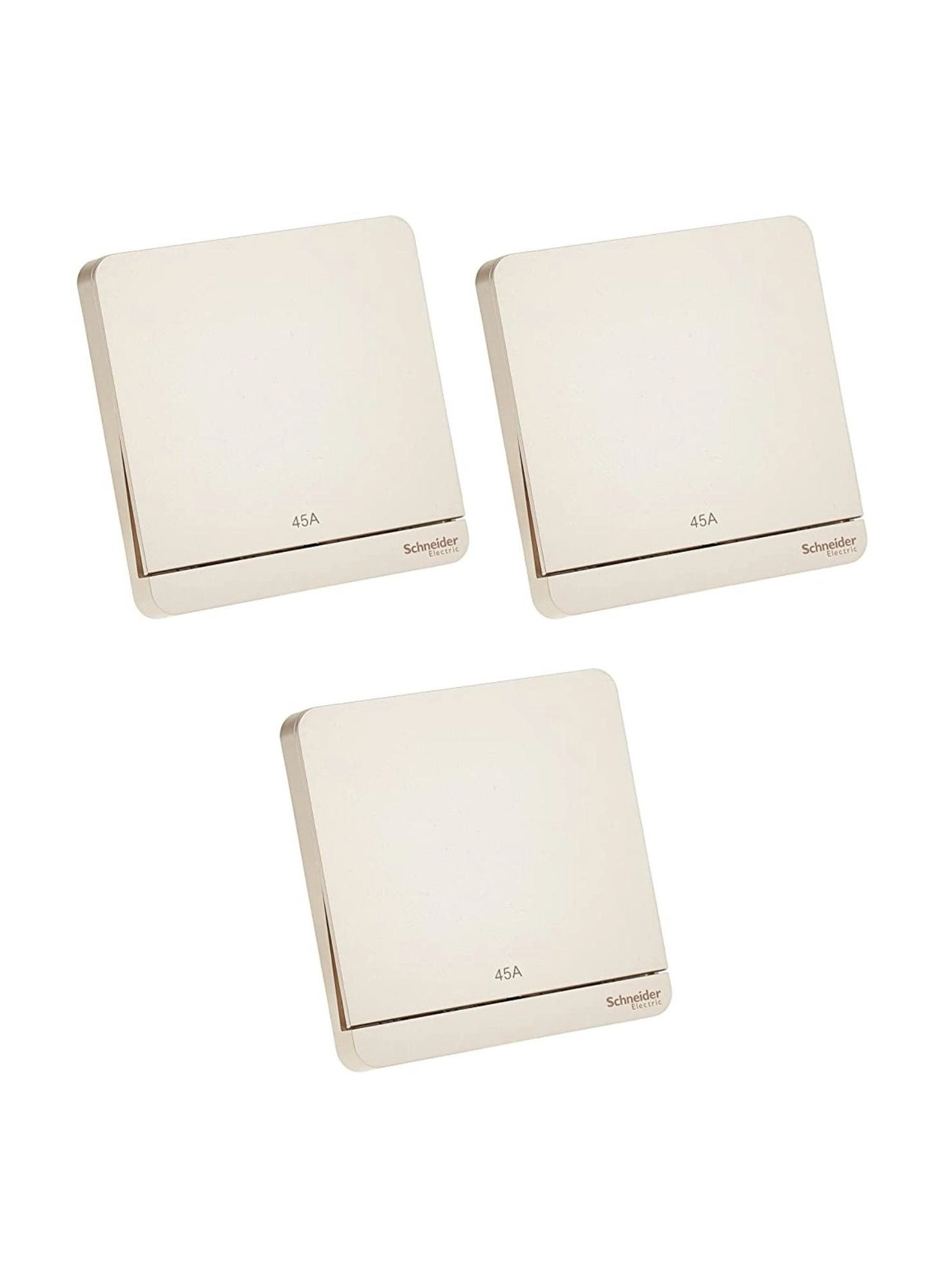 AvatarOn 45A 1-Gang Double Pole Switch - 3 pcs