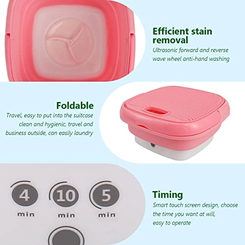 Mini foldable automatic washing machine