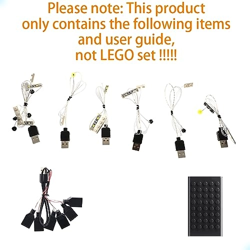 LED Light Kit for LEGO Tropical Fortress 10320 - Plastic 1 4.5-5V