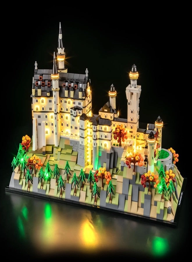 BRIKSMAX 2.0 Light Kit - Compatible with Lego Architecture Neuschwanstein Castle 21063 LED Lighting Kits Cable-Hiding Tech