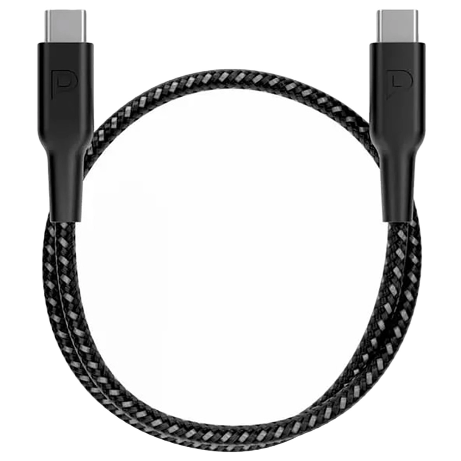 Braided USB-C To USB-C Cable 60W USB-C to USB-C 0.3m