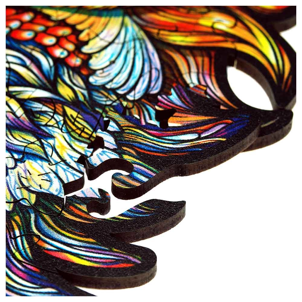 Fiery Fox Wooden Puzzle (4107390-FIERY_FOX_S) - 107 pcs