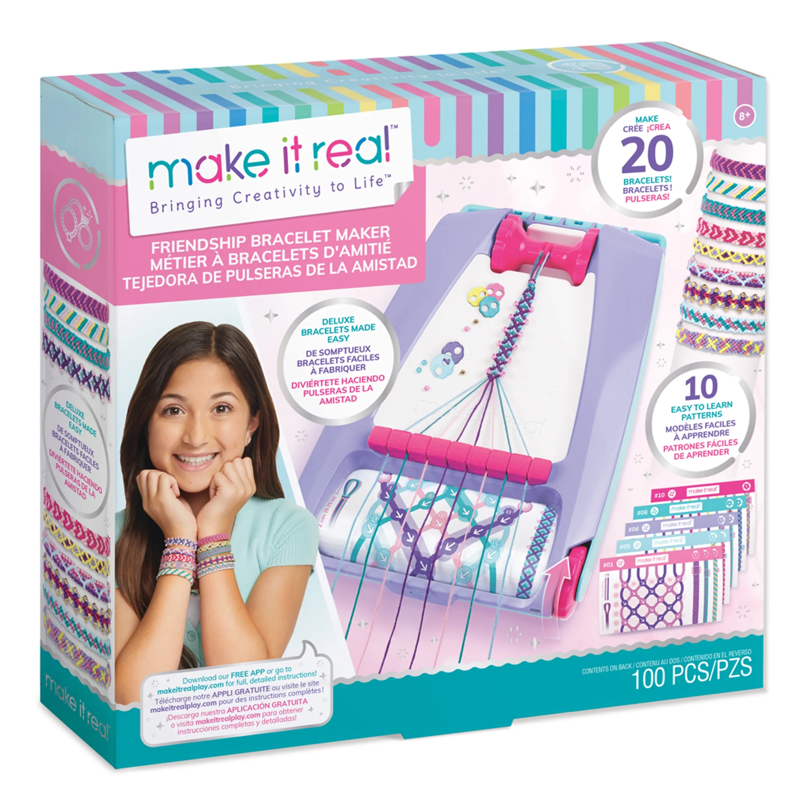 Make it Real Friendship Bracelet Maker - 100pcs